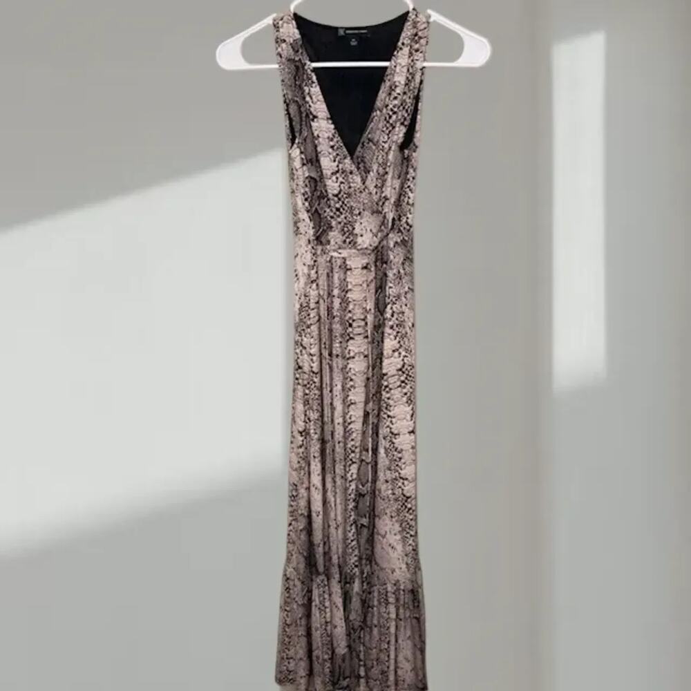 INC International Concepts Snakeskin Maxi Dress (Women’s Petite Small)